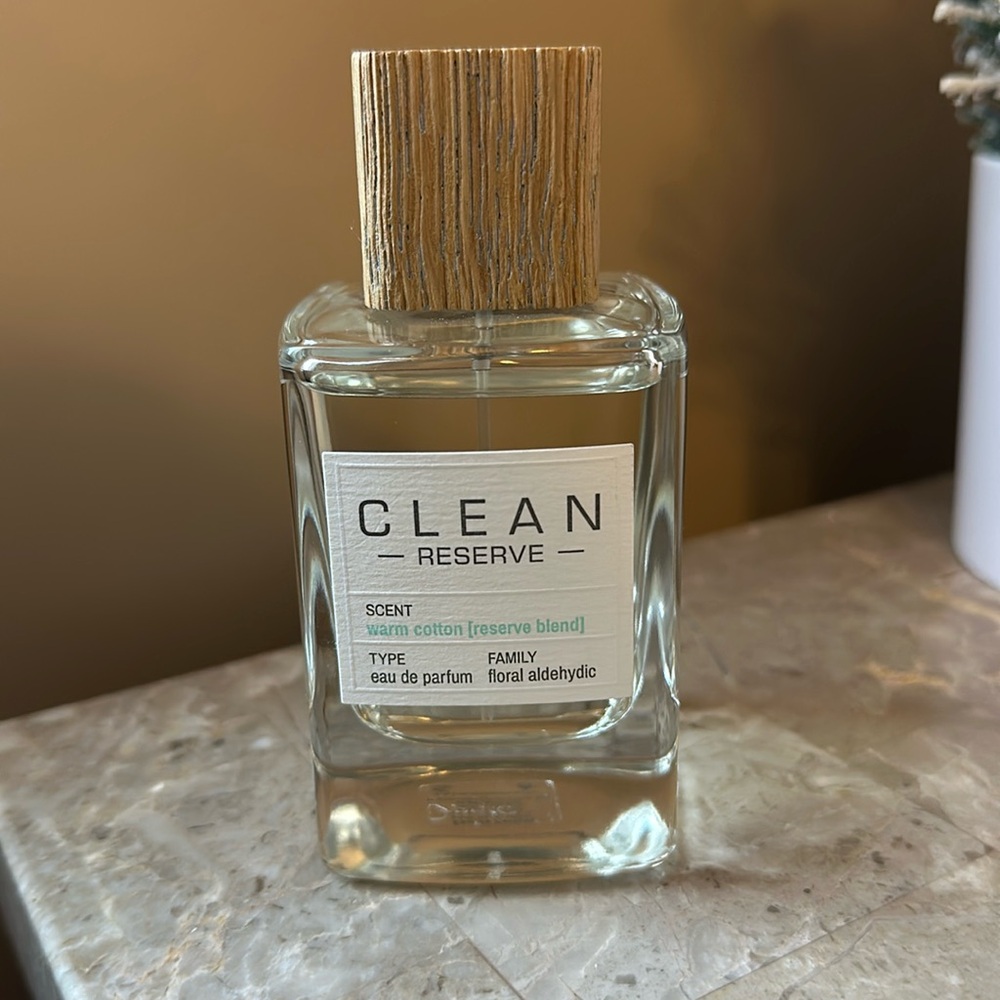 Clean Reserve eau de parfum in warm cotton (reserve blend) 3.4 fl oz - Authentic